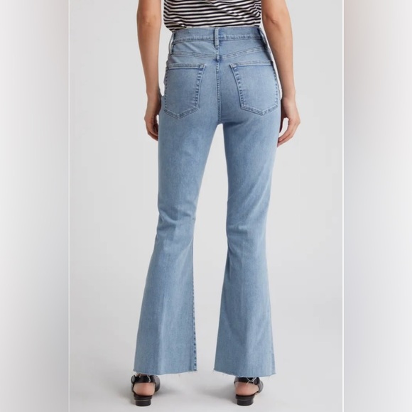 Frame Le Easy Raw Hem Flare Denim Jeans size 29 - Picture 1 of 4